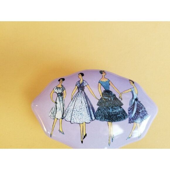 Rosanna Fashion retro Jewelry Trinket box‎ gift Porcelain Model vintage - Picture 2 of 6